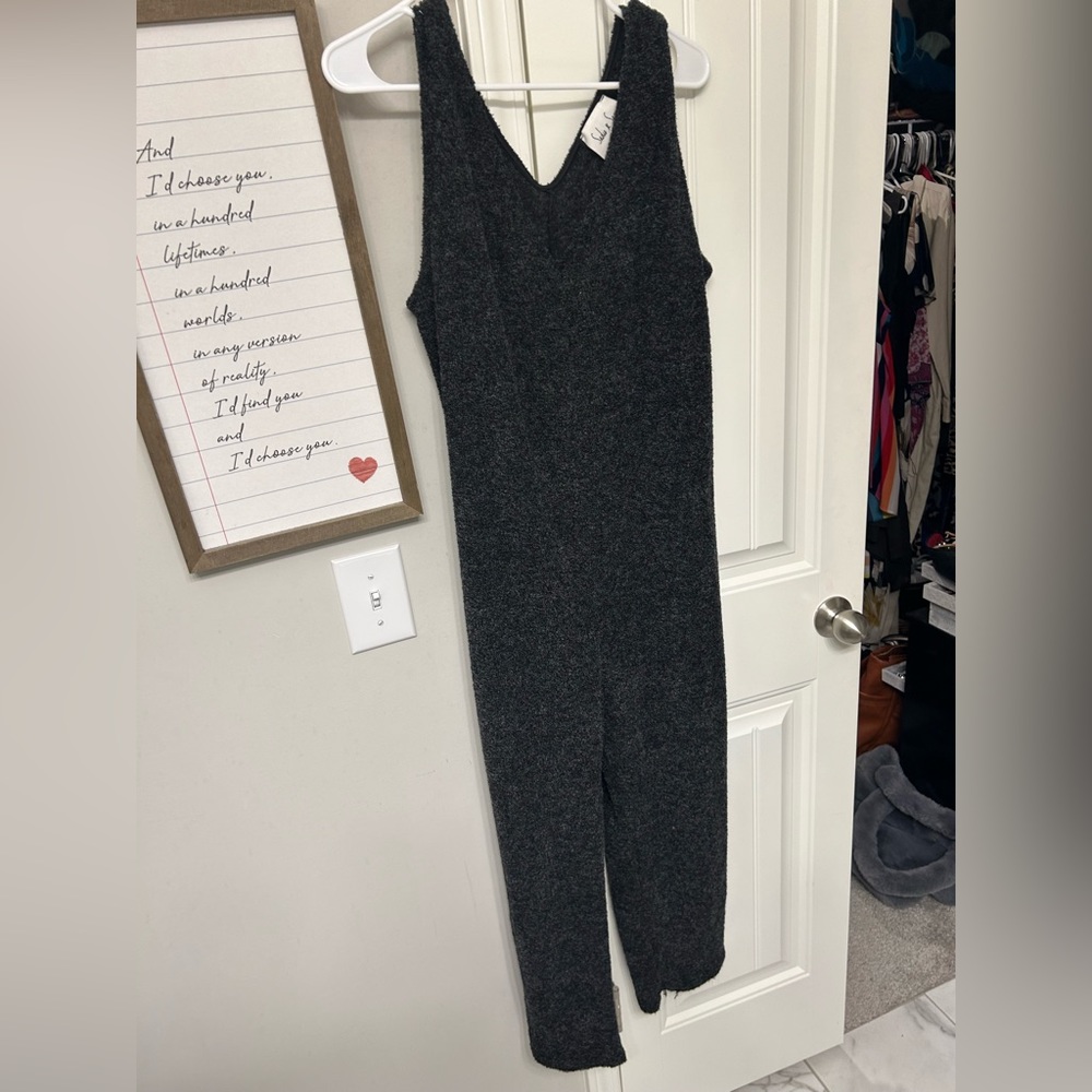 Sweater material romper very cute from a local boutique